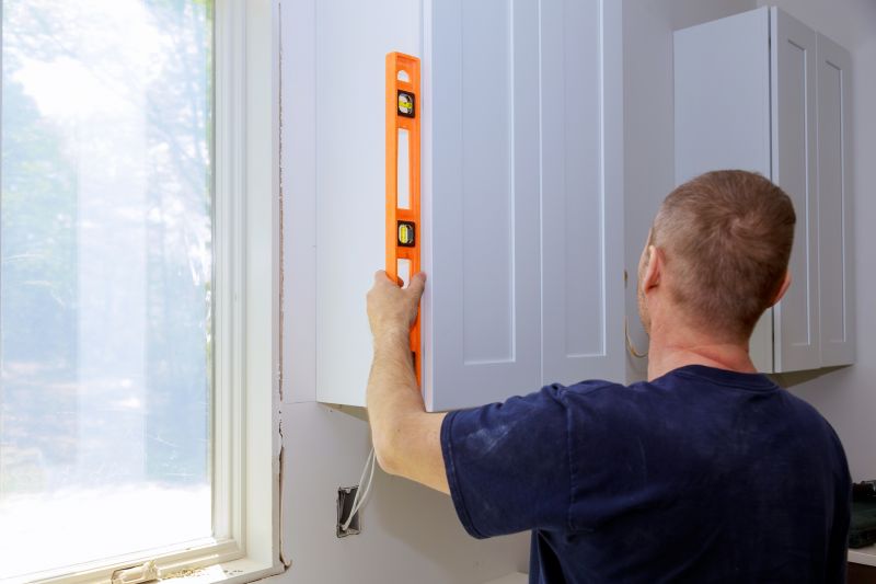 Wood Cabinet Installation